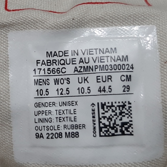 Converse Chuck Taylor All-Star 70 Hi University Blue 171566C size 10.5 - Picture 9 of 9